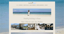 Desktop Screenshot of healthyibiza.com