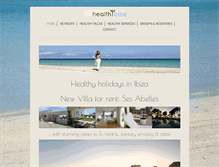 Tablet Screenshot of healthyibiza.com